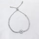 thumbnail image 4 of Pulsera de tenis ajustable para mujer - Diseño redondo con reluciente circonia AAAAA, 9,5 pulgadas, 4 of 7