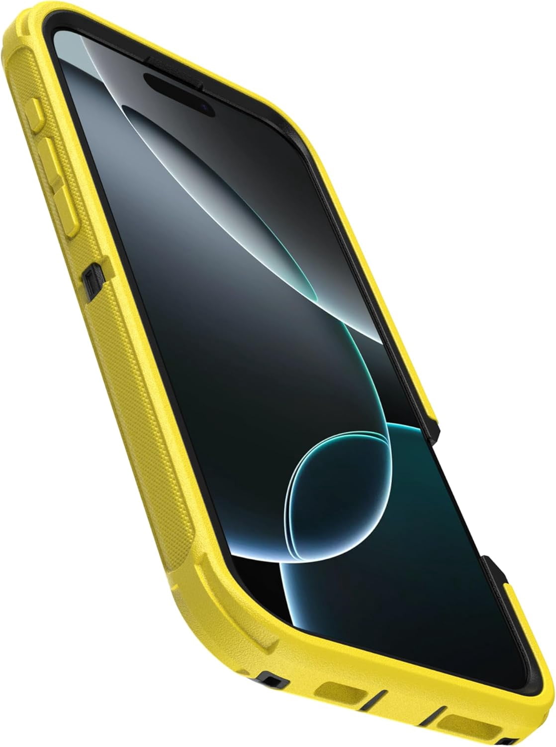 OtterBox iPhone 16 Pro Max (Only) - Defender Series MagSafe Case - Night Reverse (Yellow & Black) - Case Only - Built-in Magnets - Rugged & Durable - with Port Protection - Non-Retail Packaging