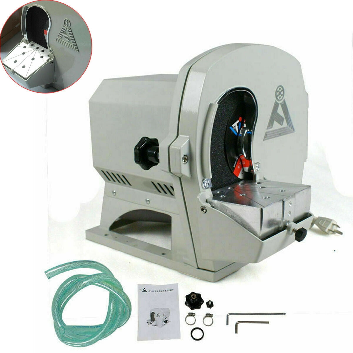 Dental Plaster Gypsum Dressing Wet Model Trimmer Abrasive Machine