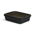 thumbnail image 3 of Thyme & Table 4-Piece Stackable Non-Stick Toaster Oven Bakeware Set, Black & Gold, 3 of 13