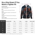 thumbnail image 5 of Lsque Blue and Red Roses Artwork UPF 50+ Lightweight Sun Protection Men's Women's Long Sleeve Shirt, Hoodie Performance -XX-Large, 5 of 9