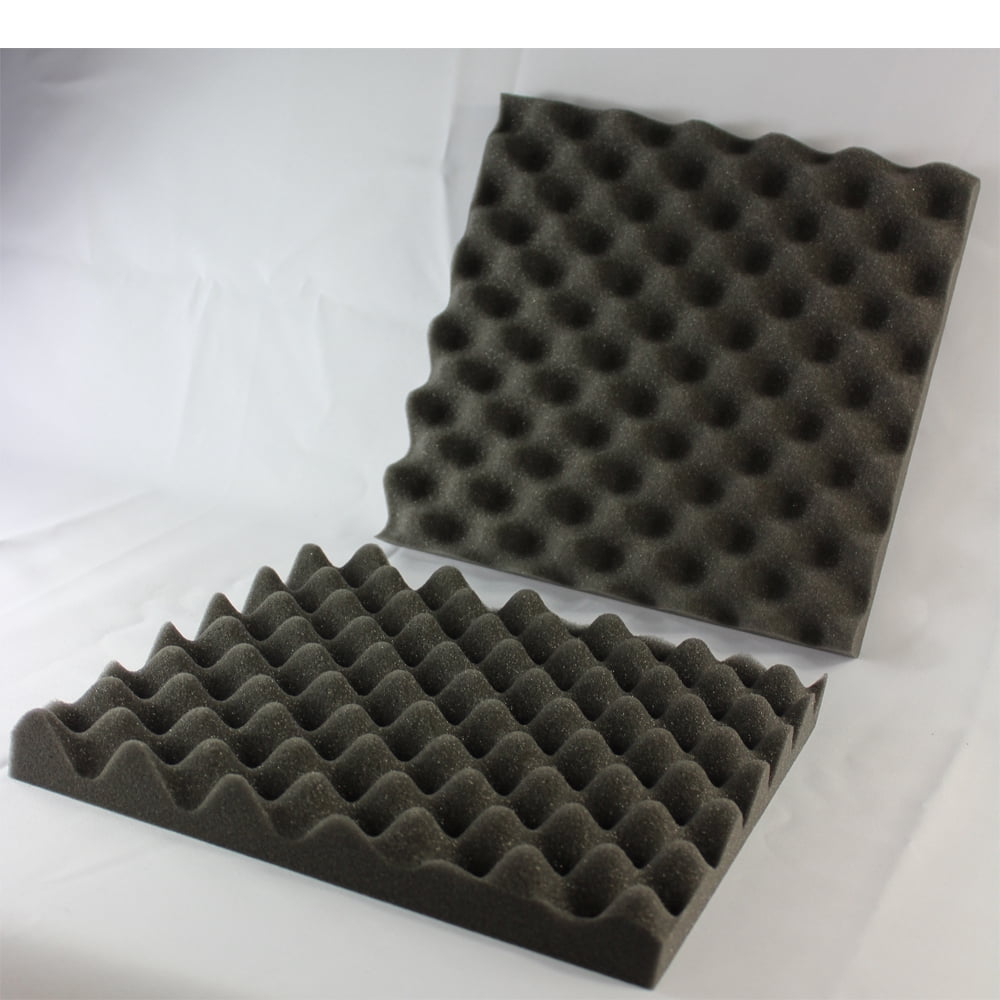 2 PACK Premium Egg Crate 2 inch Acoustic Foam  Studio 