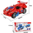 Huge Wave Transforming Dinosaur Car Toys,2 in 1 Automatic Dinosaur