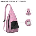 thumbnail image 2 of Dots Design Sling Backpack - Modern Colorful Polka Pattern Shoulder Bag, Durable Pack for Cycling & Shopping, 2 of 4