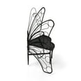 thumbnail image 6 of JRHRXXY Outdoor Garden Butterfly Bench,Patio Garden Chair for Yard,Park,Lawn,Black Metal Frame, 6 of 11