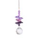thumbnail image 1 of Crystal Windchimes Interior Corogadas Viento Al Aire Libre Del Patio Jardín () Púrpura, 1 of 8