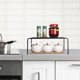 thumbnail image 4 of Pack Kitchen Cupboard Storage Shelves - For Kitchen Cabinets, Countertops, Pantry, Food and Utensils (Black), 4 of 4