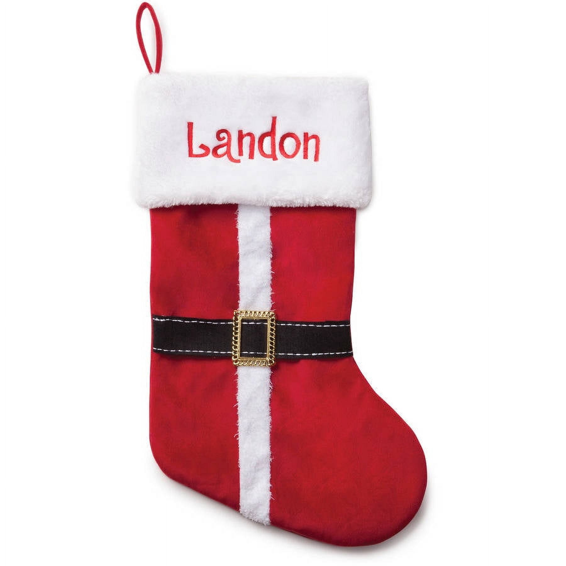 Personalized Elf, Santa Or Mrs. Claus Dress Christmas Stocking