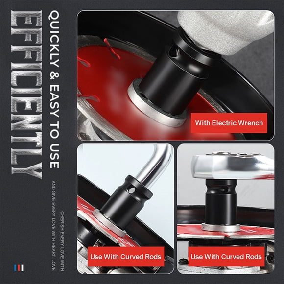 Herramienta de llave de extracción de placa de presión, 2 piezas de casquillo de amoladora angular, llave de vaso de amoladora angular, tuerca de seguridad, llave de amoladora, rendimiento confiable