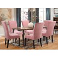 thumbnail image 2 of Velvet Chair Covers for Dining Room Set of 6, Stretchy Dining Chair Covers, Washable Kitchen Chair Slipcovers, Classy Decor for Home and Banquet (Dusty Pink, 6 Pack), 2 of 7