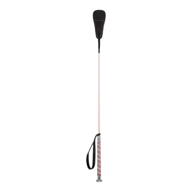 S SERENABLE Horse Riding Crop Equestrianism Soft Rubber Anti Slip Horse Riding Pink