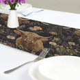 thumbnail image 4 of Yayeee Table Runner 70 inches Long Home Kitchen Dinning Party Decoration, Cows and Flowers, 4 of 7