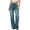 Blue, variant on Denim Pants for Women Flat Front Straight Leg High Waist Jeans Pants Casual Loose Trendy Pants