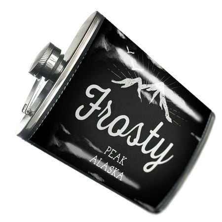

NEONBLOND Flask Mountains chalkboard Frosty Peak - Alaska
