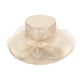 thumbnail image 2 of Flor Red Hilo Sombrero para el sol Playa Protector solar Sombrero para el sol Mujer Organza Sombrero de copa Wmkox8yii jkg5762, 2 of 2