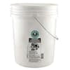 (4 pack) United Solutions 5 Gallon Round Utility Bucket, Comfort Handle, Plastic, White, PN0149, 1 Each