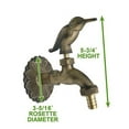 thumbnail image 7 of Renovators Supply Manufacturing Outdoor Faucet 4.5 in. Brass Outside Faucet with Bird Shaped Bibcock Decorative Garden Faucet, 7 of 7