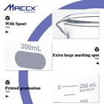 thumbnail image 3 of Juego de vasos de vidrio Maccx, 300 ml, 3.3, borosilicato Griffin Low Form, 3 of 7