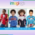 thumbnail image 3 of Marvel Avengers Spider-Man Iron Man Captain America Fleece Zip Up Hoodie Toddler to Big Kid, 3 of 5