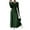 Green, variant on 2025 Women's Fashion Trendy Fall Long Sleeve Dresses Ruched Flowy Elegant Modest Solid Color Casual Beach Maxi Dress With Pockets