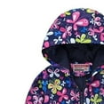 thumbnail image 2 of EnJoCho Kids Fashion Overclothes Toddler Kids Baby Girls Boys Long Sleeve Floral Print Zipper Hooded Coat Jacket Kids Trendy Wear 18-24 Months, 2 of 6