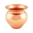 thumbnail image 2 of Shubhkart Copper Kalash, Handmade Indian Copper Kalash, Lota (Medium), 2 of 9