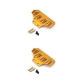 thumbnail image 1 of Vogacara Parachoques trasero de coches de control remoto 1/28, piezas de repuesto anticolisión, reemplazo de reparación de parachoques de Oro 2piezas, 1 of 6