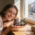 thumbnail image 4 of Legendary Emotional Support Meme Squad Crochet Animal Plushies, Pocket Size Stress Relief Doll, Kawaii Dorm Decor, Back to School Encouragement Present for Teens Jimothy, 4 of 8