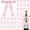Pink, variant on 30 Pack 5x7'' Large \ Satin Twist Tie Bows, PreMade Ribbon for Wine Champagne Bottles, Gift Boxes, Balloons, Cake, Wedding, Holiday & Party Decorations