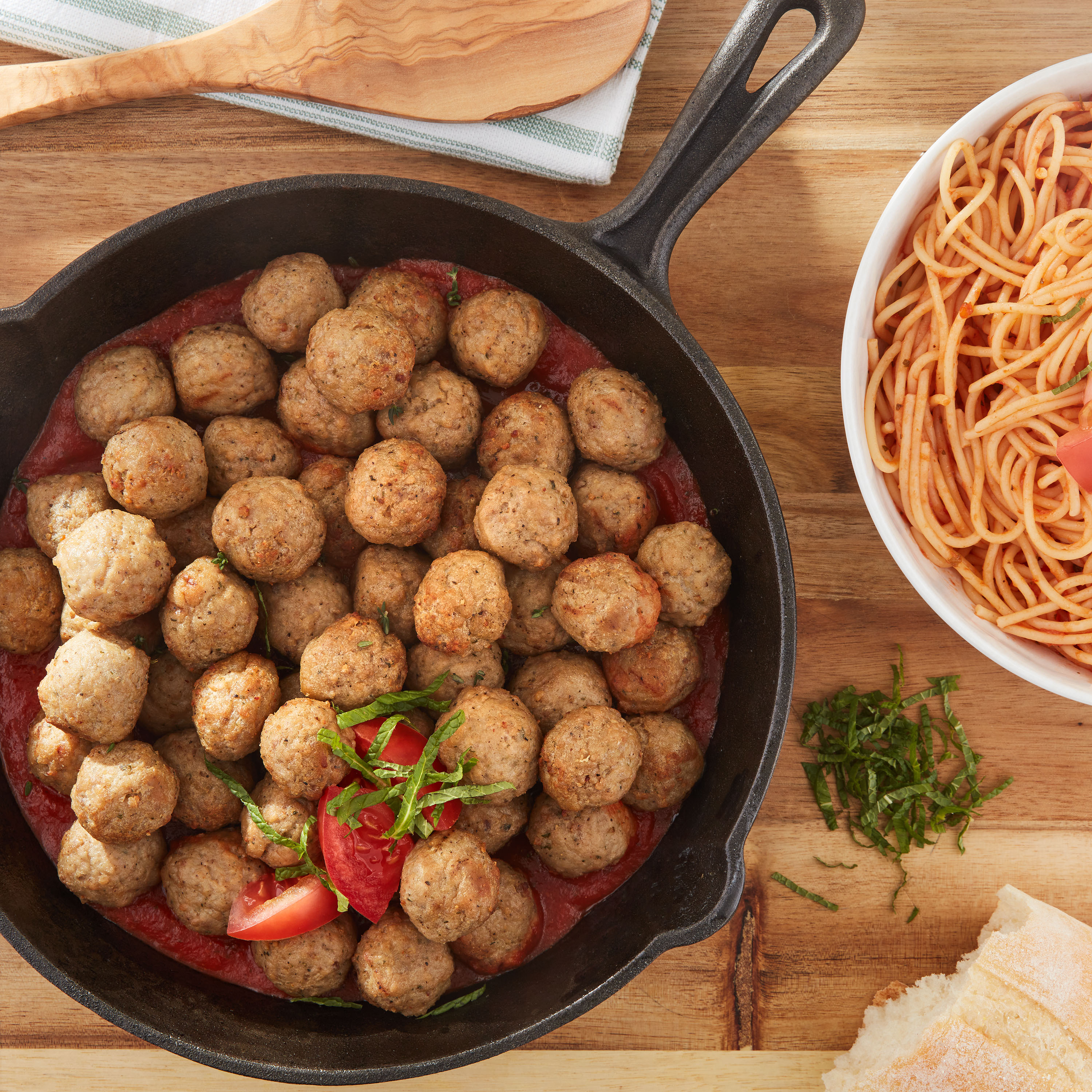 Great Value Fully Cooked Italian Style Meatballs, 32 oz (Frozen) - image 2 of 8