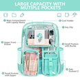 thumbnail image 3 of Mochila transparente Attmu Heavy Duty PVC transparente verde, 3 of 7