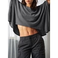 thumbnail image 4 of Camiseta Dokotoo Summer para mujer, talla grande, top corto 2025, 4 of 6