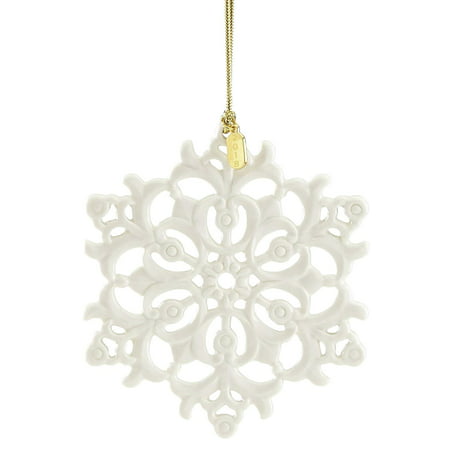 2018 Lenox Snow Fantasies Snowflake Porcelain Christmas Tree Ornament 877245