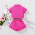 thumbnail image 4 of Wavsuf Outfits Set Clothes for Kids Top+Pant Pink Suit Size 5Y, 4 of 6