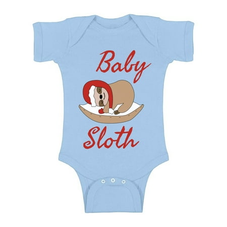 

Awkward Styles Ugly Xmas Baby Outfit Bodysuit Little Christmas Sloth Romper
