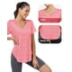 thumbnail image 2 of Camisa de entrenamiento Alovien de manga corta, holgada, para mujer, 2 of 7