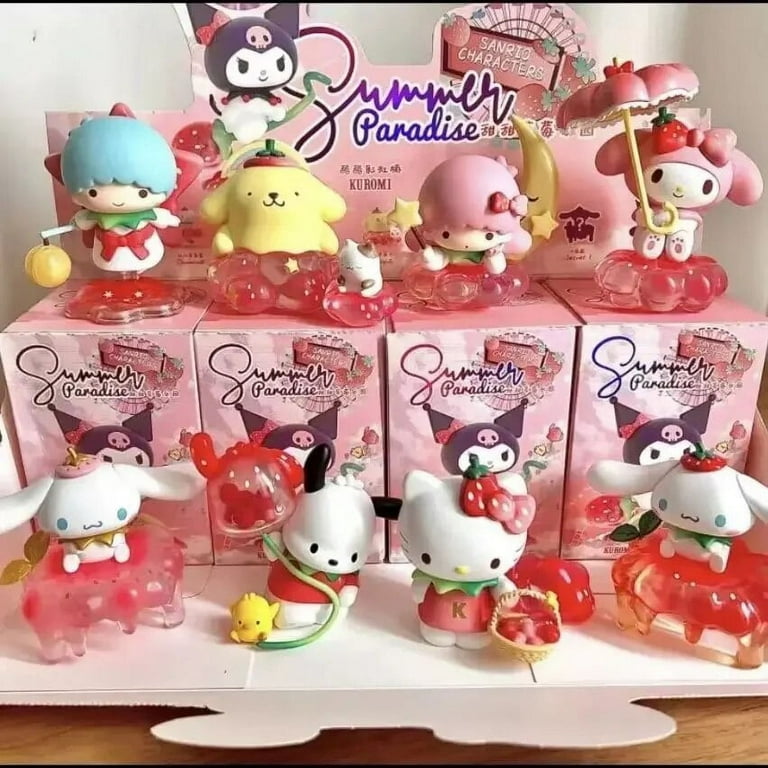 Sanrio Figure Original Hello Kitty Kuromi Room Decor