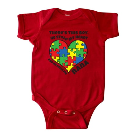 

Inktastic Nana of Autistic Grandson Gift Baby Girl Bodysuit