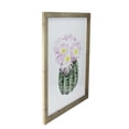thumbnail image 2 of Raz 24" Pink and Yellow Cactus Decorative Wooden Framed Print Wall Art, 2 of 3
