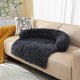 thumbnail image 2 of animal sofa dog bed large dogs, fluffy pet bed cat bed washable, plush, protects the couch from hair and dirt, non-slip/stain-resistant, 2 of 2
