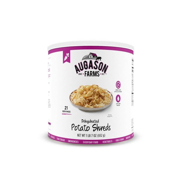 Augason Farms Dehydrated Potato Shreds Freeze Dried Food For Long Term