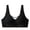 Black, variant on Push Up Bras for Women Ribbed No Underwire Seamless Bras Full Coverage Lightly Lined T-Shirt Bras Size M to 2XL