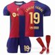 thumbnail image 1 of Lamine Yamal 19 Barcelona 24-25 Home Football Shirt, Latest New Season 9 Jersey for Adults and Kids, 1 of 2