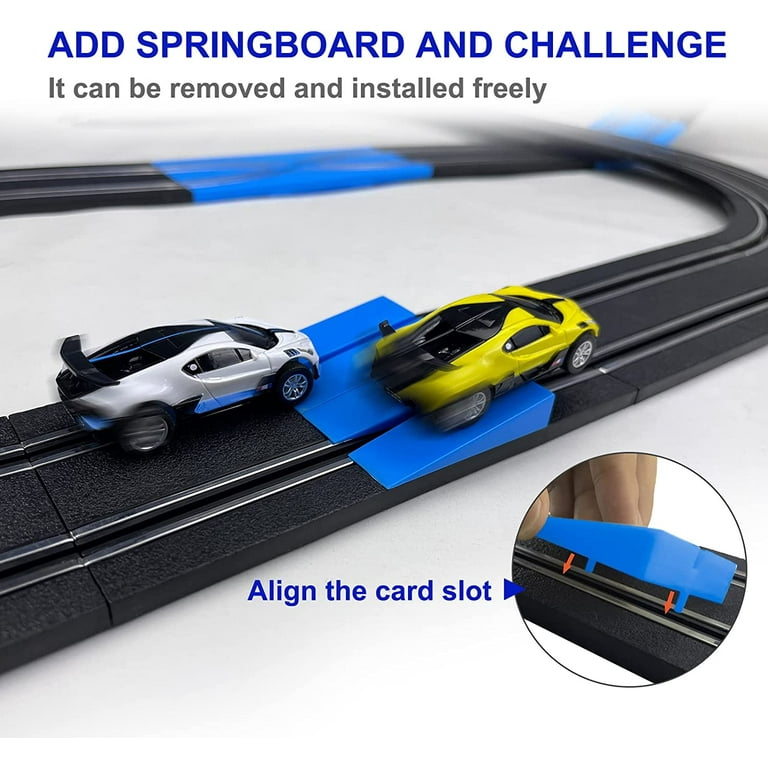 AGM MASTECH Slot car Set ASR-03 with More Two lience Slot Cars TR