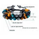 thumbnail image 5 of Pulsera Buena Suerte Joyeria Obsidiana Hematita Ojo De Tigre, 5 of 5
