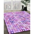 thumbnail image 2 of Ahgly Company Indoor Rectangle Patterned Blossom Pink Area Rugs, 7' x 9', 2 of 6