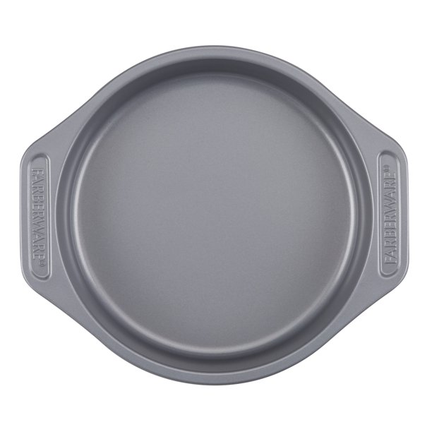 Farberware Nonstick Bakeware Round Cake Pan, 8Inch, Gray