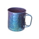 thumbnail image 1 of Taza de titanio reutilizable Cola para acampar vajilla con asa doblada Azul oscuro, 1 of 8