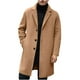 thumbnail image 2 of Ceisia Men's Slim Notched-Lapel Single-Breasted Mid-Length Wool-Blend Coat Gift, 2 of 3