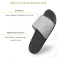thumbnail image 3 of GZHJMY Stylish Slides for Women Men, Silver Background Abstract Soft Flexible Slip-on Sandals Slippers, 3 of 7